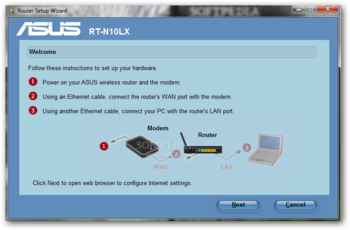 ASUS RT-N10LX Wireless Router Utilities screenshot