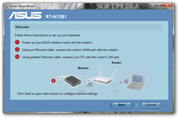 ASUS RT-N12B1 Wireless Router Utilities screenshot