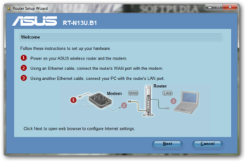 ASUS RT-N13U.B1 Wireless Router Utilities screenshot