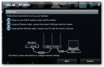 ASUS RT-N66U Wireless Router Utilities screenshot