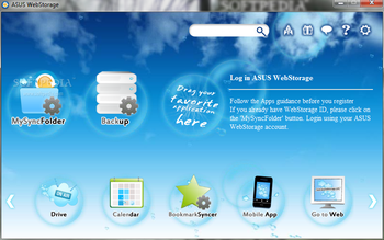 ASUS WebStorage screenshot