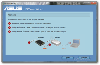 ASUS WL-500gP V2 Wireless Router Utilities screenshot