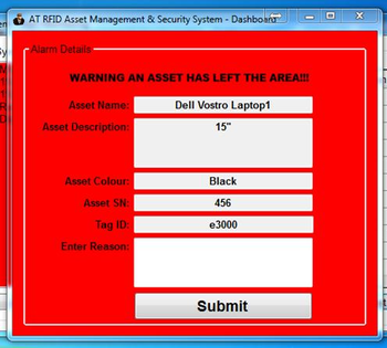 AT RFID Asset Management & Security Software screenshot