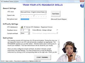 ATC Readback Trainer screenshot