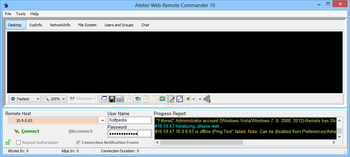 Atelier Web Remote Commander screenshot