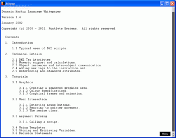 Athene screenshot 2