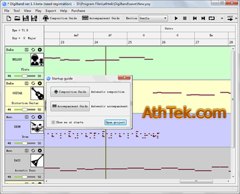 AthTek DigiBand screenshot