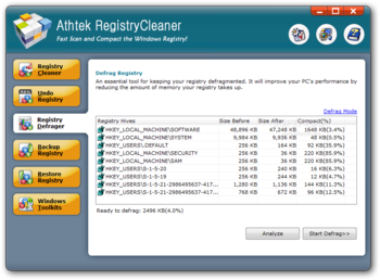 AthTek Registry Cleaner screenshot 6