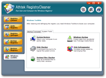 AthTek Registry Cleaner screenshot 9