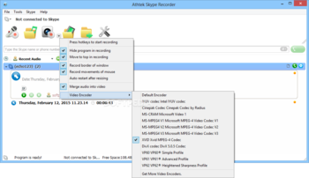 AthTek Skype Recorder screenshot 2