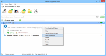 AthTek Skype Recorder screenshot 3