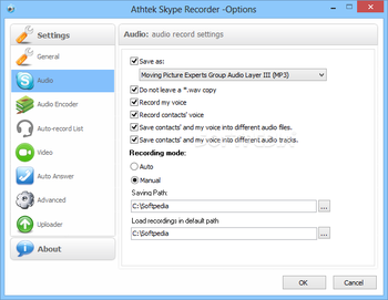 AthTek Skype Recorder screenshot 7