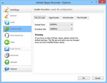 AthTek Skype Recorder screenshot 8