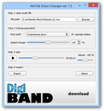 AthTek Voice Changer screenshot