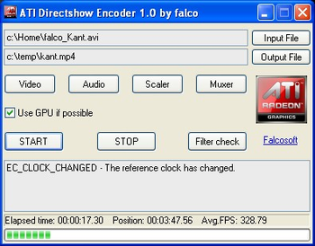 ATI Directshow Encoder screenshot