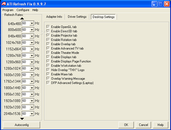 ATI Refresh Rate Fixer screenshot 3