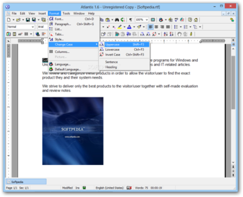 Atlantis Word Processor screenshot 9