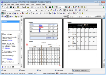 Atlantis Word Processor screenshot 4