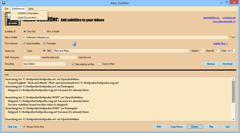 Atlas Subtitler screenshot 3