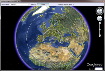 Atmosphere thickness calculator screenshot 2