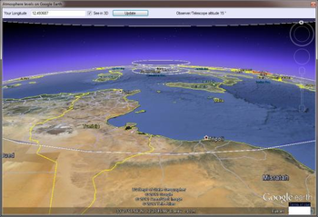 Atmosphere thickness calculator screenshot 4