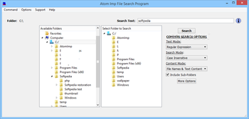 Atom Imp File Search screenshot