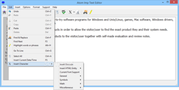 Atom Imp Text Editor screenshot 3