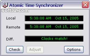 Atomic Time Synchronizer screenshot 2