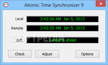 Atomic Time Synchronizer screenshot