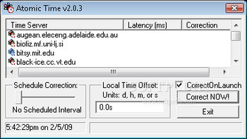 Atomic Time screenshot