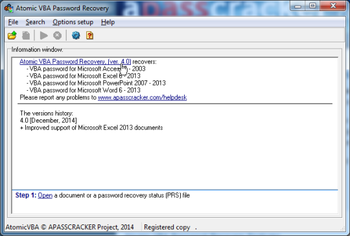 Atomic VBA Password Recovery screenshot