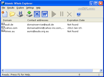 Atomic Whois Explorer screenshot 3