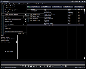 AtomicPlayer screenshot 4
