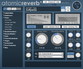 AtomicReverb screenshot