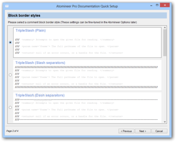 Atomineer Pro Documentation screenshot 2