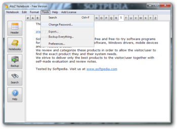AtoZ Notebook - Free Edition screenshot 2