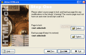 Atrise HTMLock screenshot 2