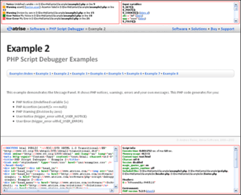 Atrise PHP Script Debugger screenshot 2