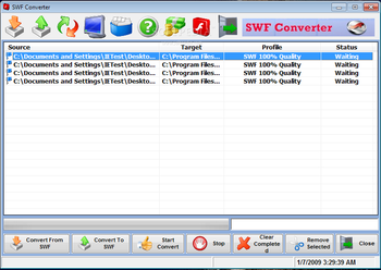 ATSoft SWF Converter screenshot