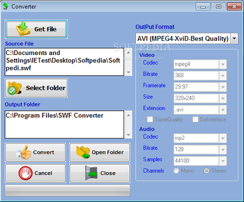 ATSoft SWF Converter screenshot 2