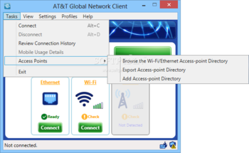 AT&T Global Network Client screenshot 2