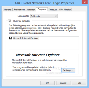 AT&T Global Network Client screenshot 9