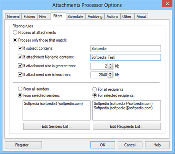 Attachments Processor for Outlook screenshot 7