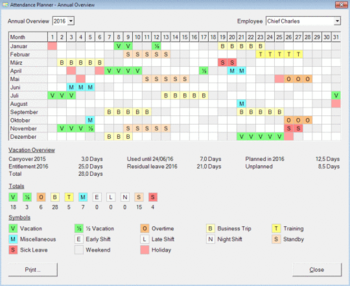 Attendance Planner screenshot 3