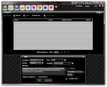 attenzoSMS screenshot