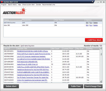 Auction Alert eBay Software screenshot 3