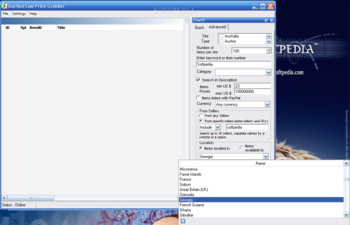 Auction Low Price Grabber Software screenshot 3