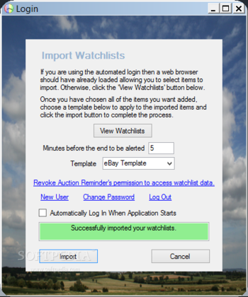Auction Reminder screenshot 2