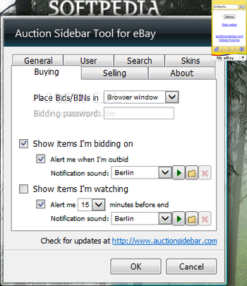 Auction Sidebar Tool for eBay screenshot 4