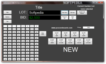 Auction Tote Board screenshot 2